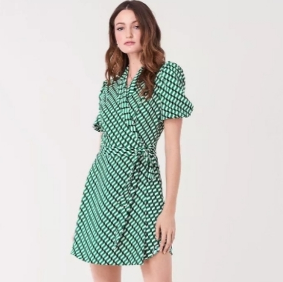 Diane Von Furstenberg Maisie Crepe Wrap 